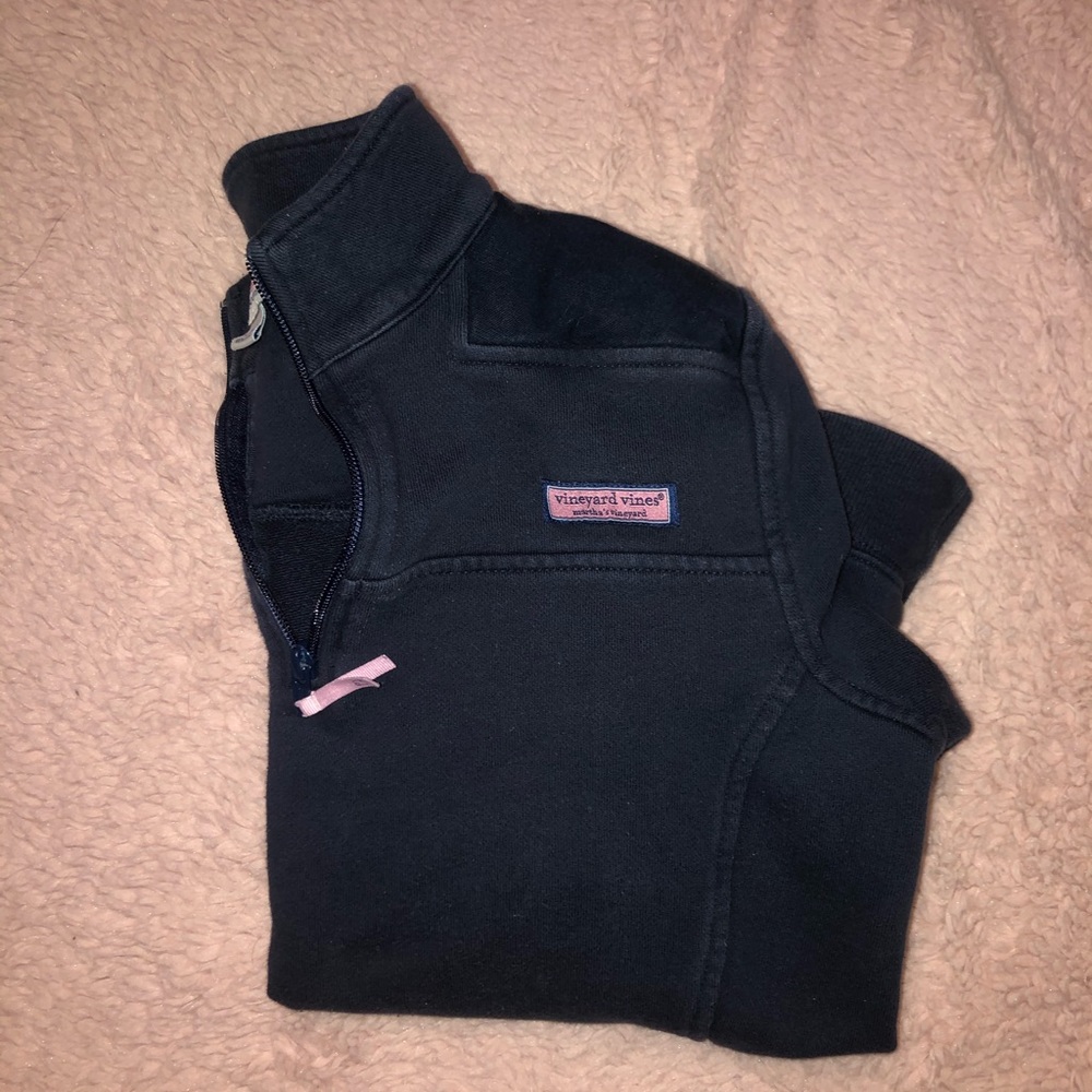Navy Vineyard Vines Quarter ZIP